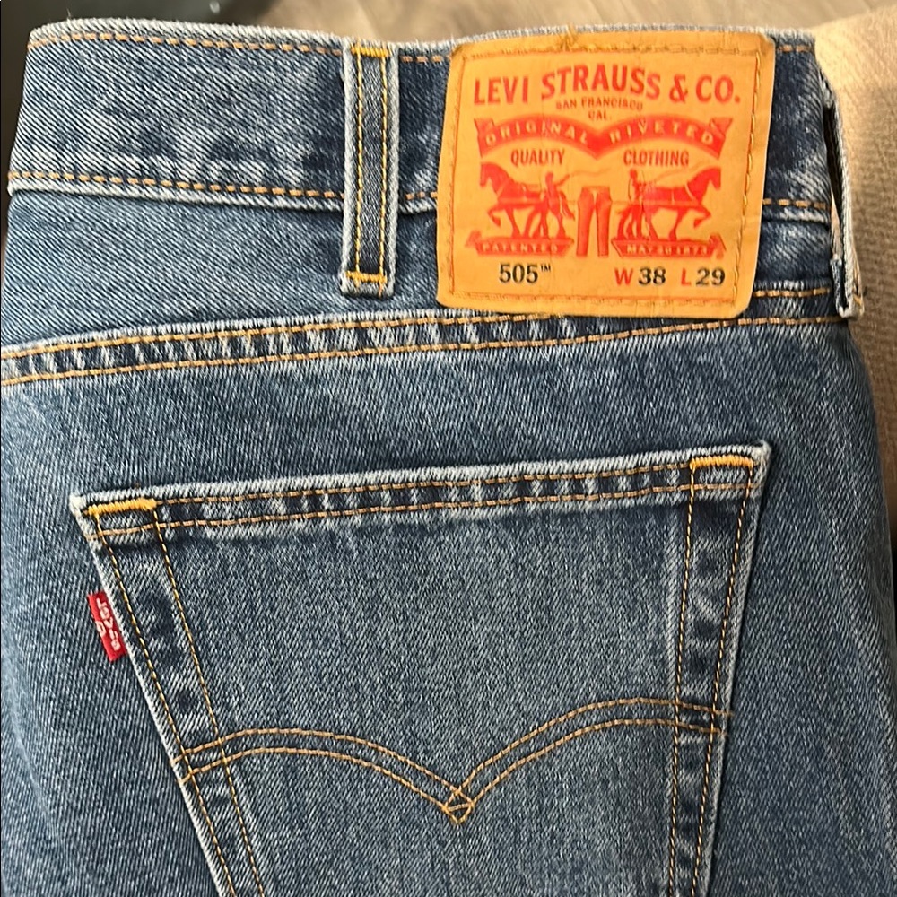 Levi's Classic Blue Jeans with Signature Patch